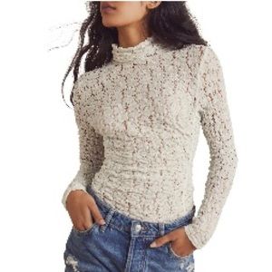 Free People Lace bodysuit